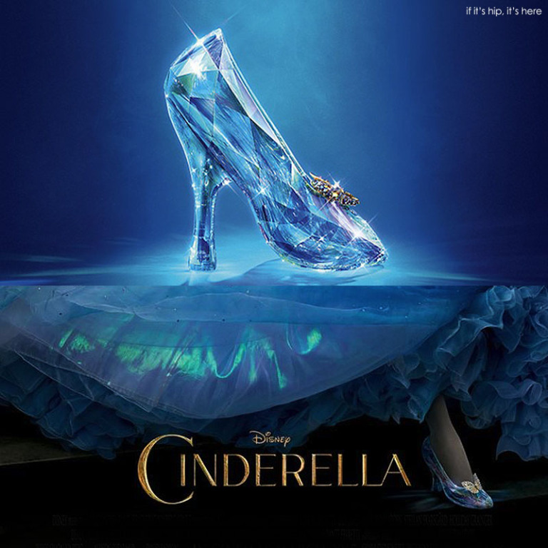 Cinderella sandals with sight best sale glass heels